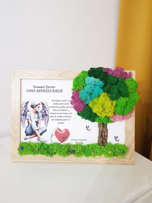 Tablou cu licheni personalizat pentru Doctor